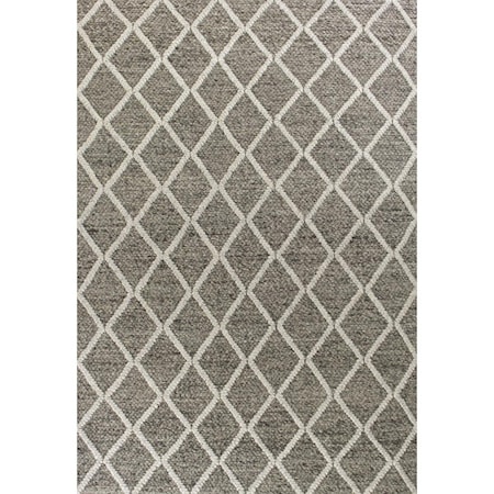 Palacedesigns 3 ft. 3 in. x 5 ft. 3 in. Wool Dark Grey Area Rug - Dark Grey - 3 ft. 3 in. x 5 ft. 3 in. PA3657263